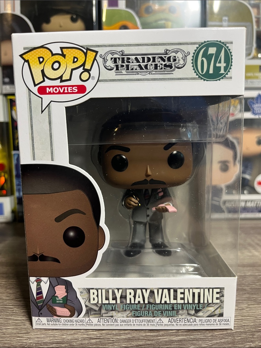 Funko POP! Movies Billy Ray Valentine Vinyl Figure - Black, Gray, Pink